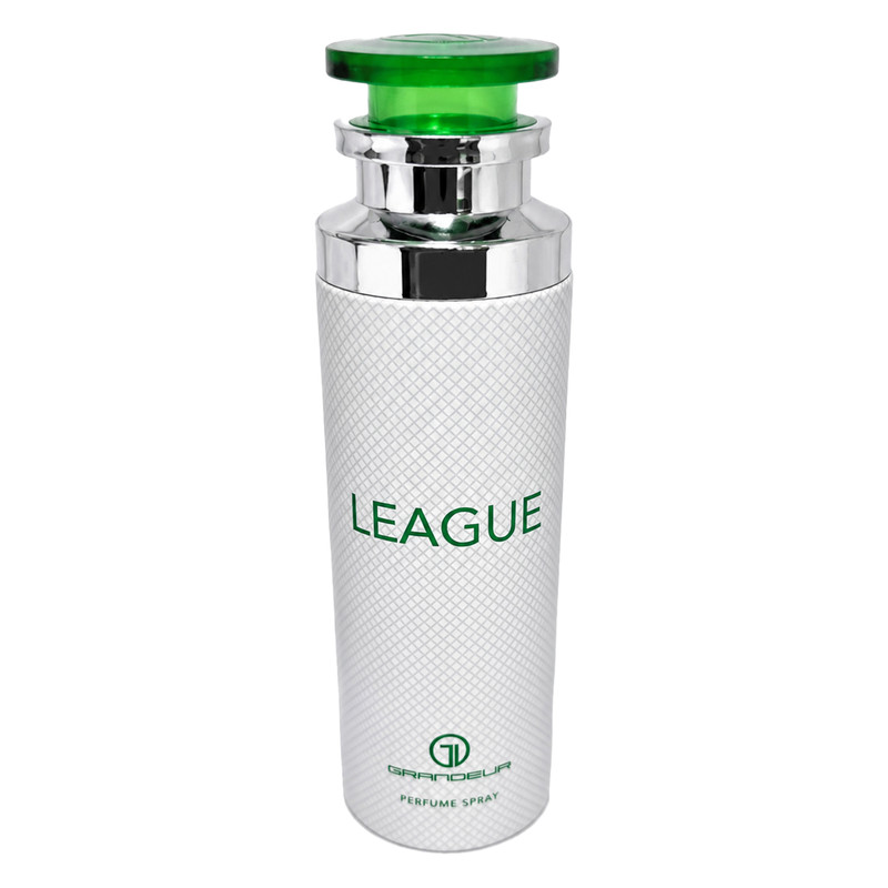 اسپری بدن مردانه گراندیور مدل LEAGUE رایحه خنک حجم 200 میلی لیتر
