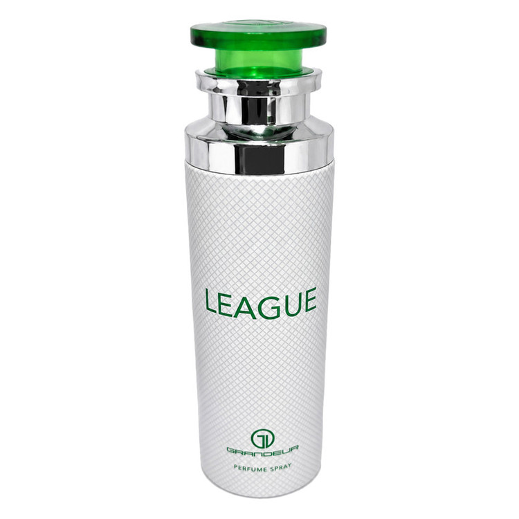 اسپری بدن مردانه گراندیور مدل LEAGUE رایحه خنک حجم 200 میلی لیتر