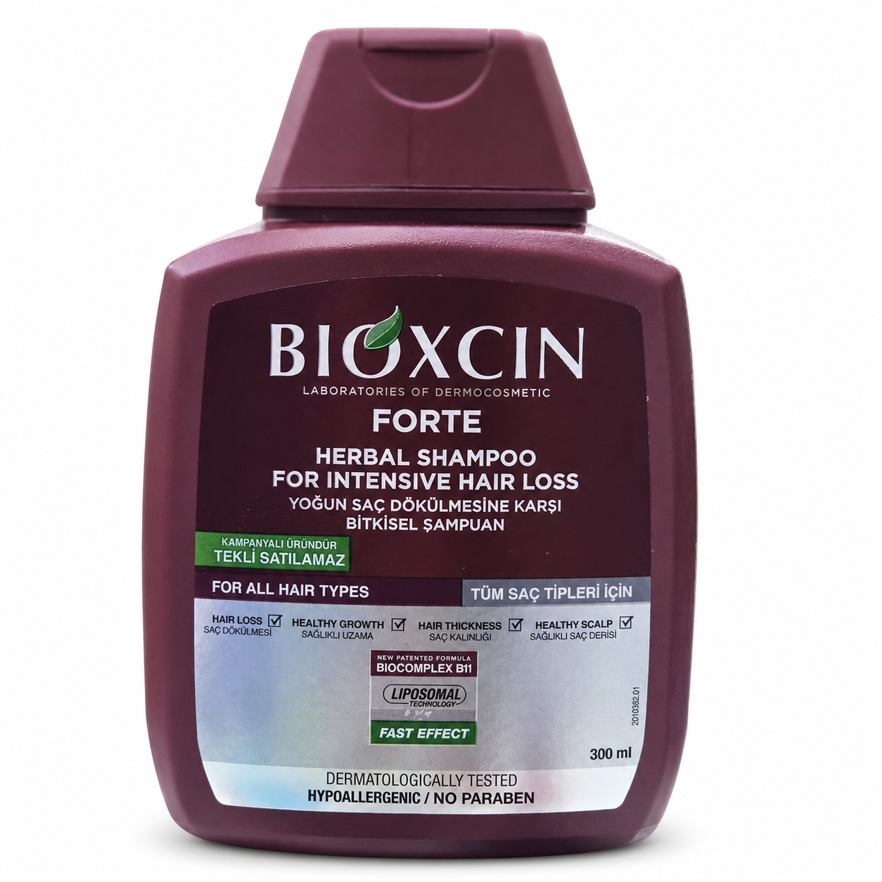 شامپو Bioxin Forte ضد ریزش 300 مل بدون پارابن