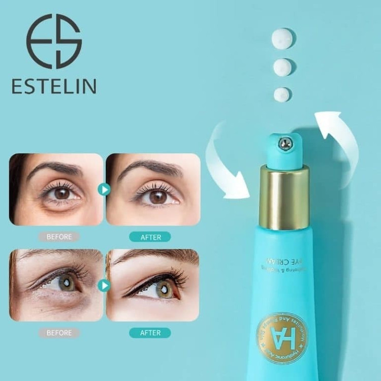 کرم دورچشم هیالورونیک اسید استلین ESTELIN Hyaluronic Acid Hydrating Vitalizing Eye Cream