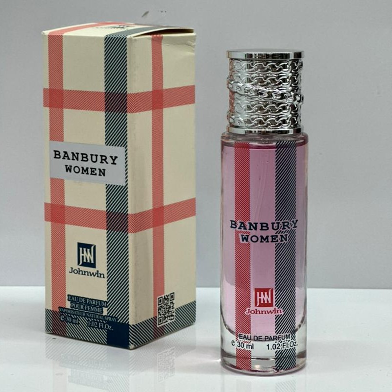 عطر و ادکلن باربری لندن زنانه(BANBURY WOMEN) از برند جانوین 30 میل