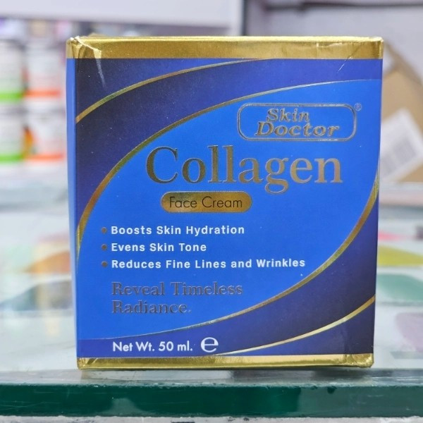 کرم کلاژن ساز دکتر اسکین اورجینال حجم 50 میل آبرسان و کلاژن ساز و ضد چروک پوست صورت ساخت تایلند