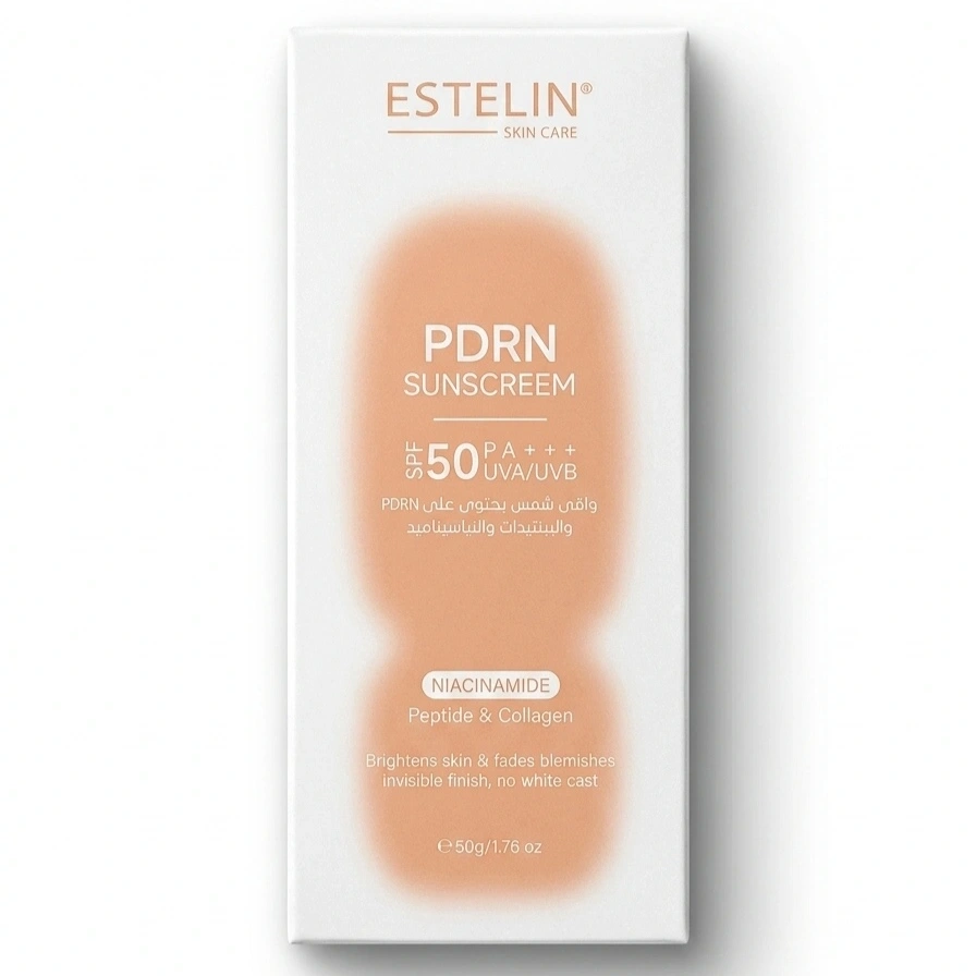 ضد آفتاب بیرنگ SPF50 استلین PDRN حاوی نیاسینامید، پپتاید و کلاژن 50 گرم