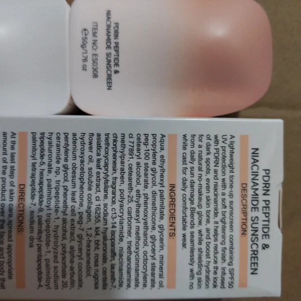 ضد آفتاب بیرنگ SPF50 استلین PDRN حاوی نیاسینامید، پپتاید و کلاژن 50 گرم