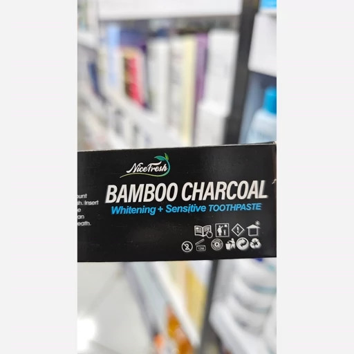 خمیردندان زغالی نایس فرش سفید کننده بالا 75 میل (نیاز به ویرایش)