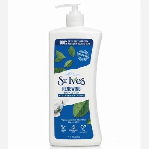 لوسیون کلاژن و استین سنت ایوز 621ml مرطوبکننده و آبرسان برای پوست خشک، بازسازی و جوانسازی