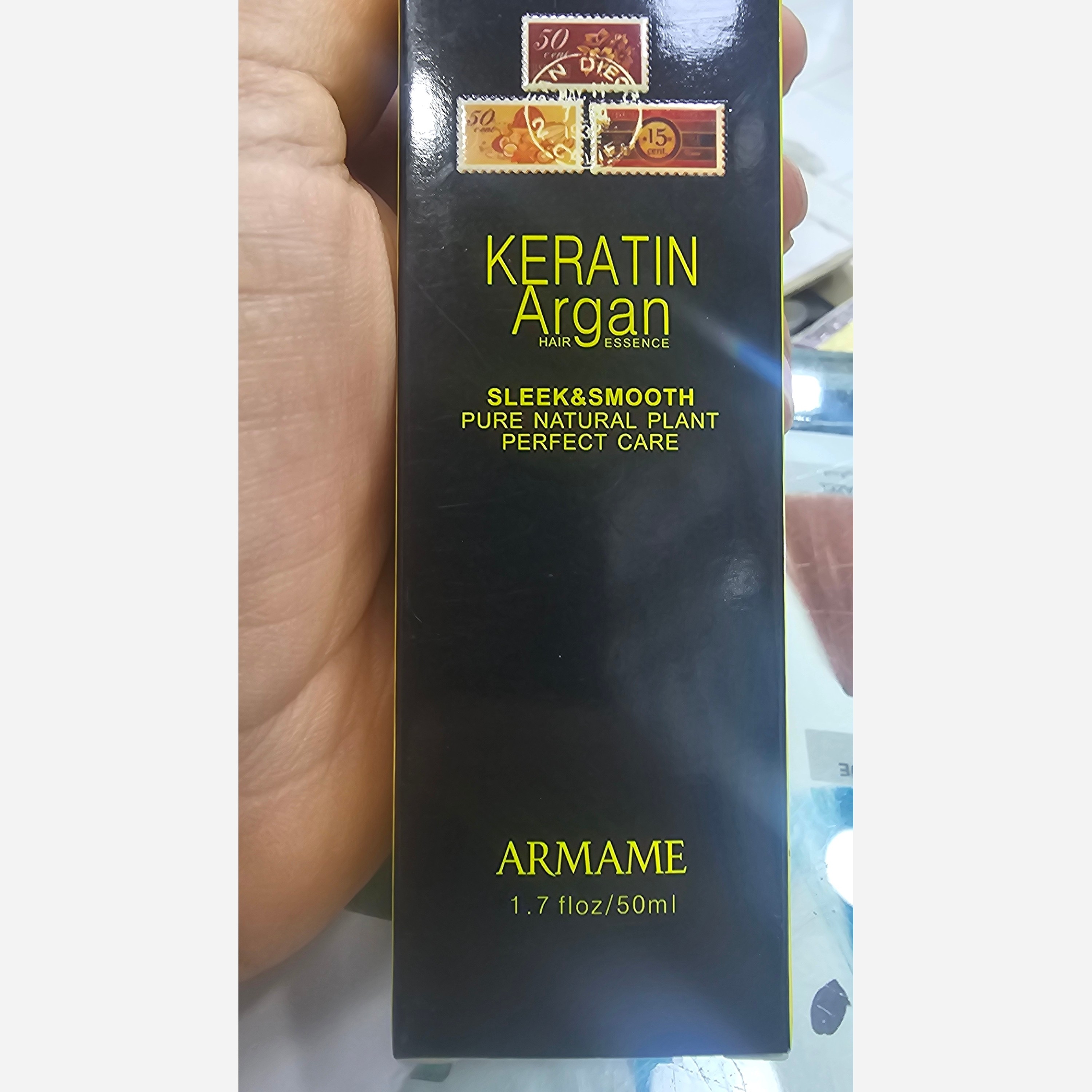 روغن آرگان و کراتین مو آرمامه تقویت کننده ضد وزی و موخوره ایتالیا بدون فرمالین