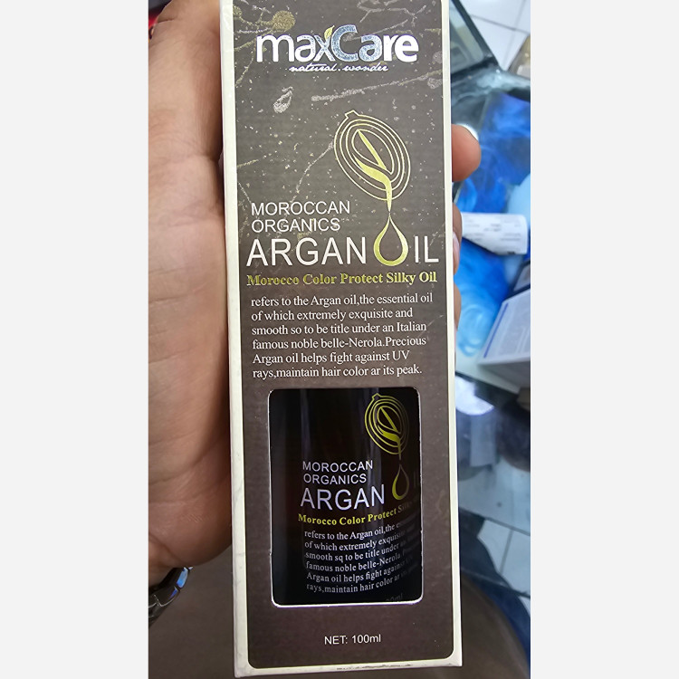 روغن ارگان مکس کر ماکسکر ایتالیایی ضد حرارت برای موهای کراتین و رنگشده آسیبدیده