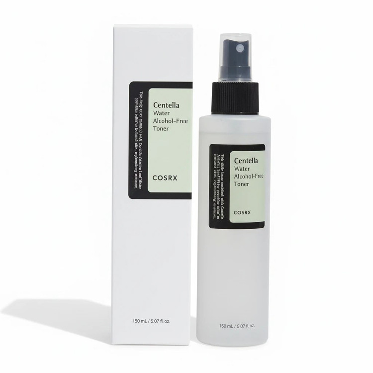 تونر COSRX Centella Water بدون الکل، آبرسان، ضد التهاب، تقویت دفاعی پوست