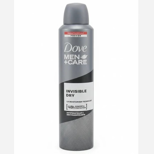 اسپری دئودورانت داو Dove مردانه مدل Invisible Dry ضد تعریق 48 ساعته حجم 250 میلی