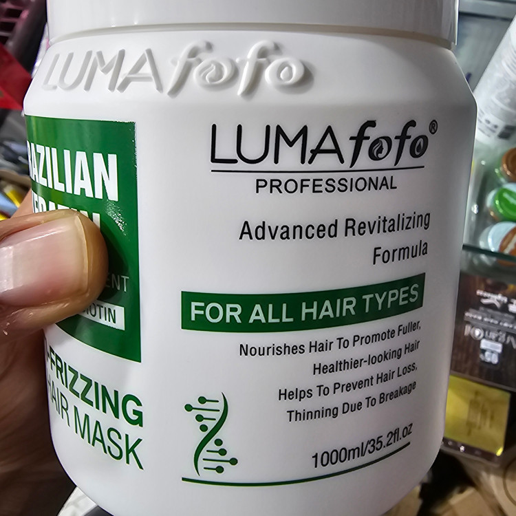 ماسک مو کراتین برزیلی ضد وز و تقویت کننده با بیوتین و ویتامین B5 1000ml