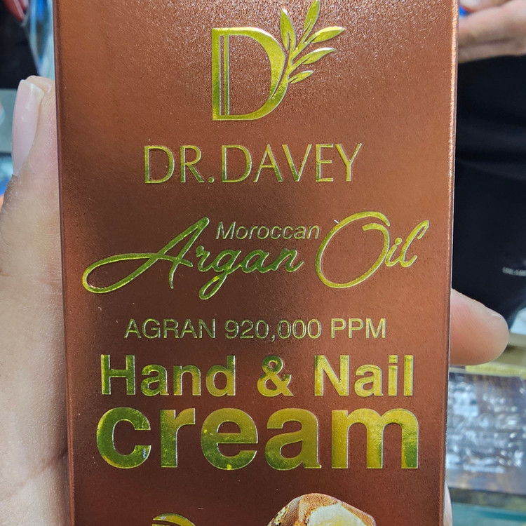 کرم دست و ناخن آرگان مراکشی DR. DAVEY® مرطوبکننده ترمیمی رفع خشکی اگزما