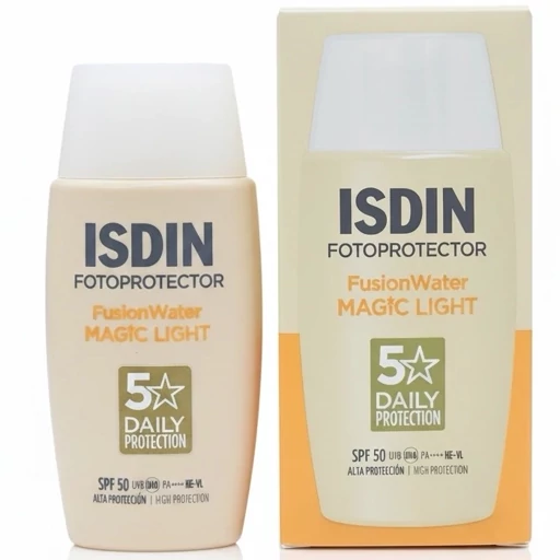 ضدآفتاب ISDIN Fotoprotector Fusion Water Magic Light SPF50 رنگی 50ml