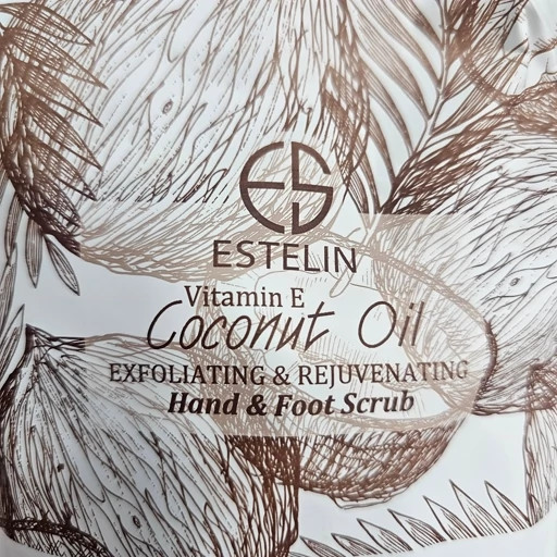 اسکراب پدیکور دست و پا استلین مدل Exfoliating با روغن نارگیل و ویتامین E حجم 200 گرم لایهبردار و آبرسان