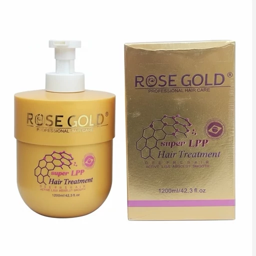 Rose Gold Super LPP & PPT 1L Hair Repair Mask for Damaged Colored Bleached Hair