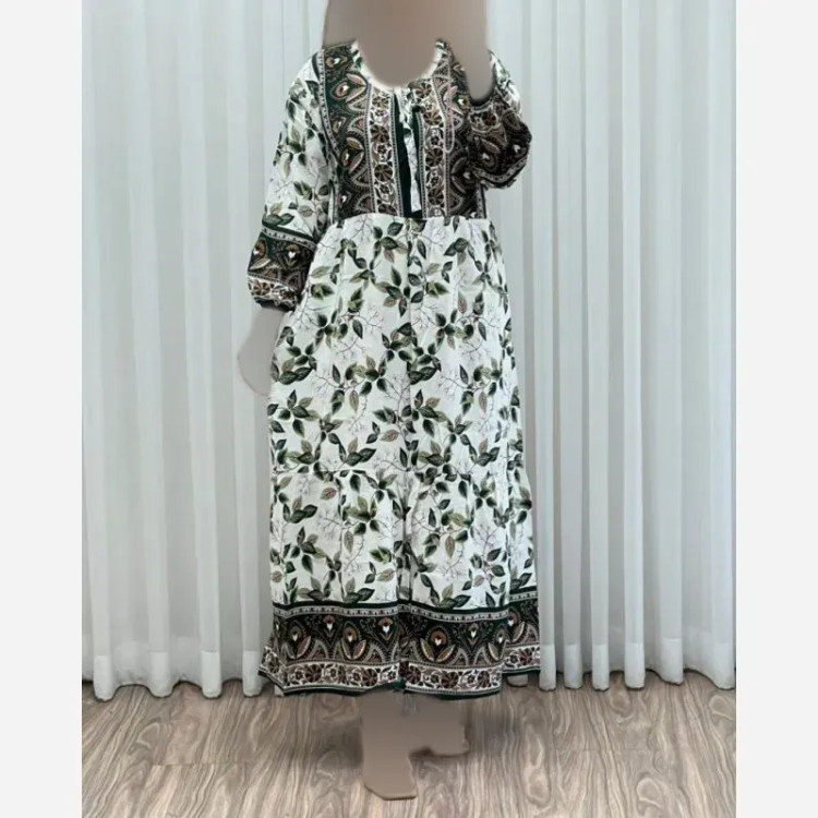 ساحلی نخی حاشیه دار خنک و نرم فری سایز مناسب سایز 40 تا 48