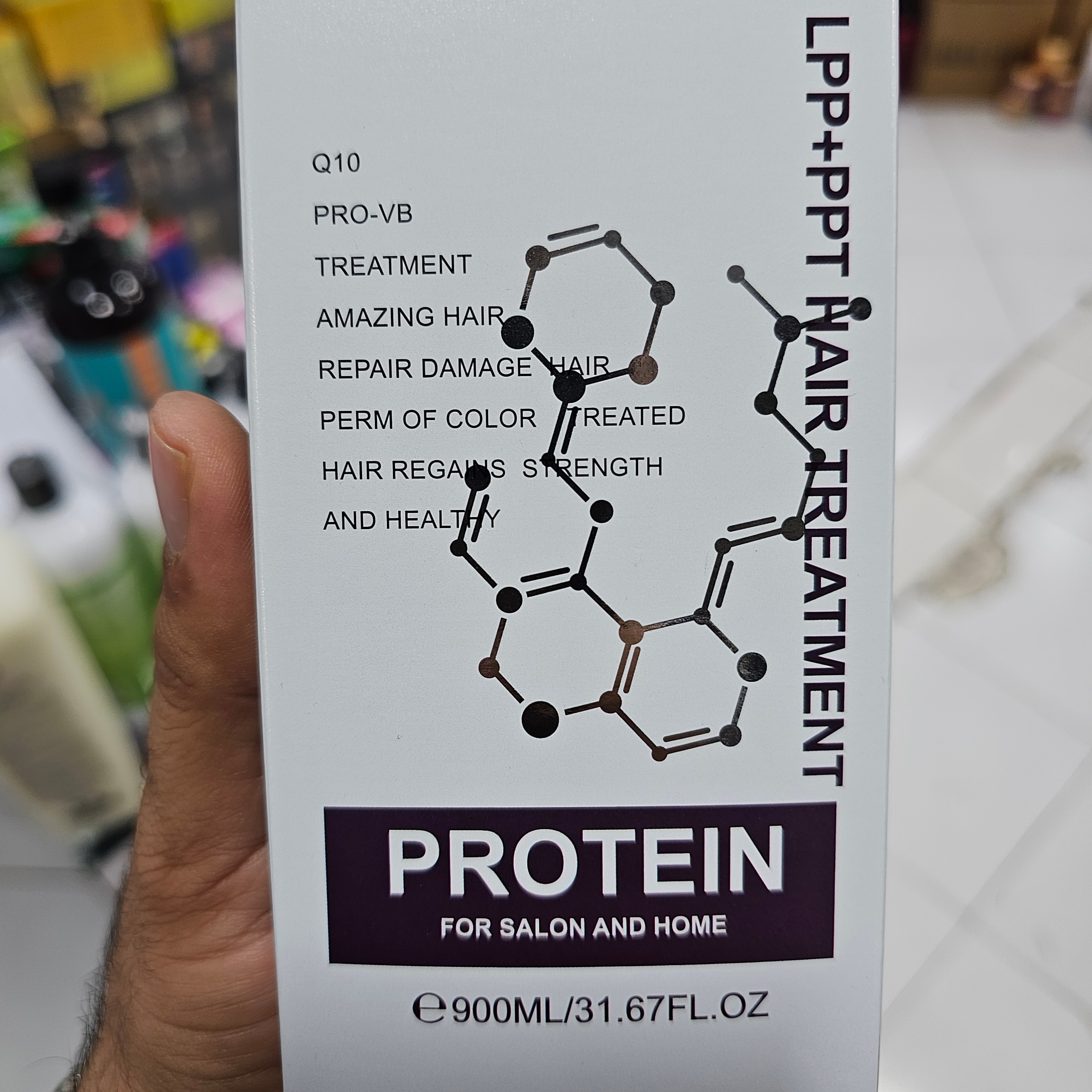 Candy Beauty LPP+PPT Hair Treatment Protein 900ml for damaged, colored, dry hair