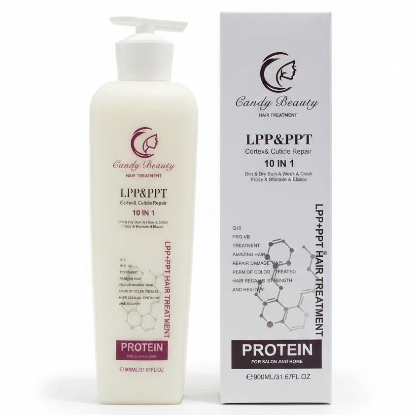 Candy Beauty LPP+PPT Hair Treatment Protein 900ml for damaged, colored, dry hair