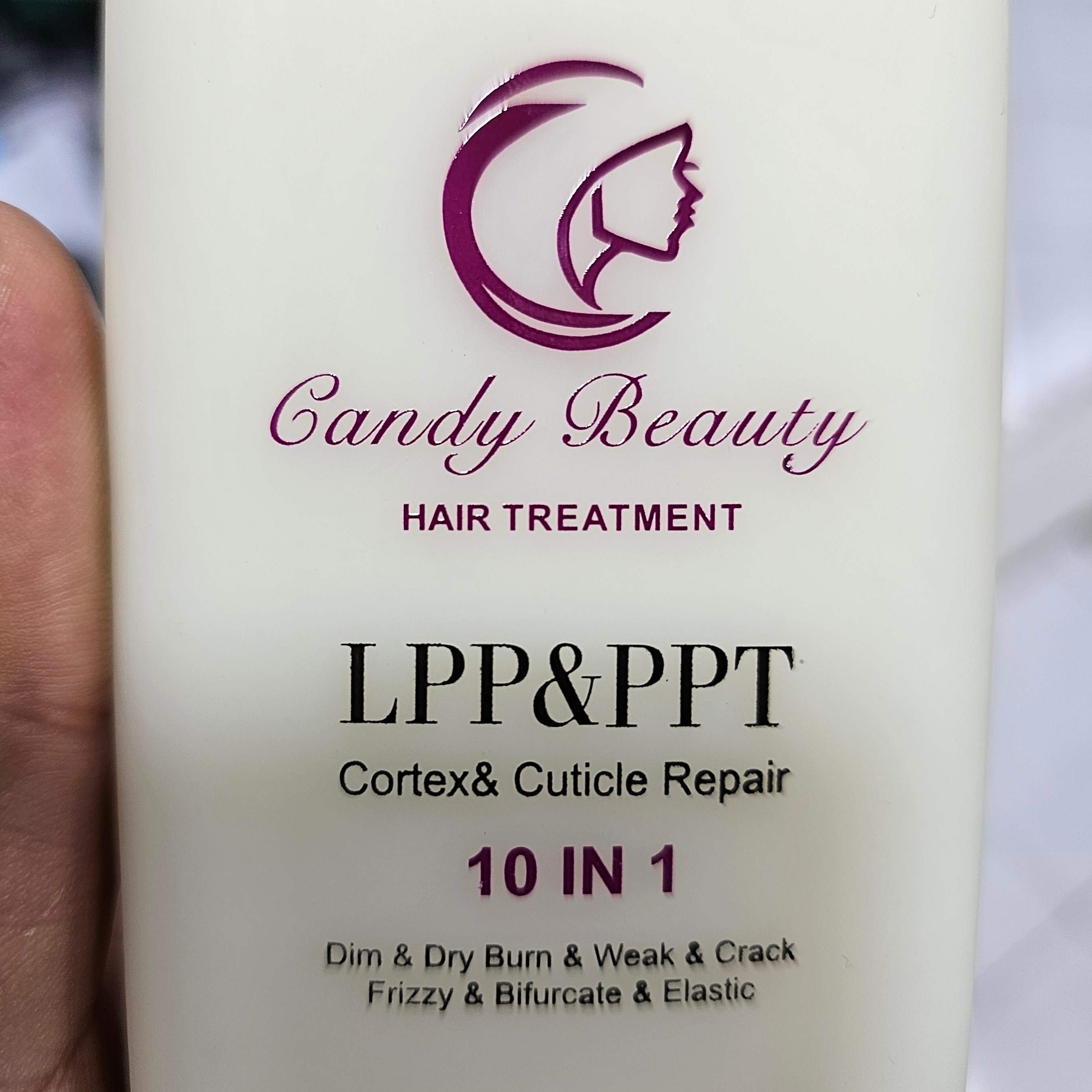Candy Beauty LPP+PPT Hair Treatment Protein 900ml for damaged, colored, dry hair