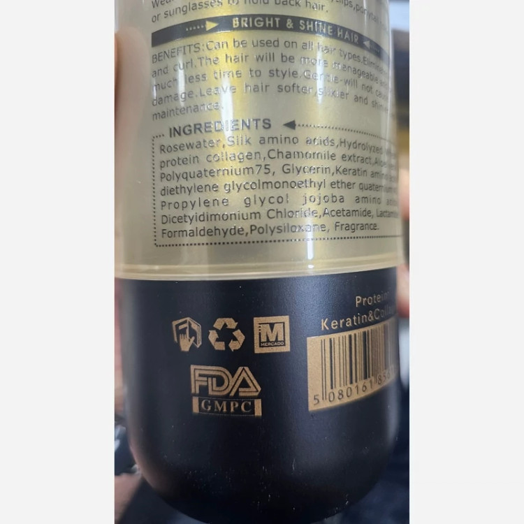 پروتئین A گلد سکرت کریستال اورجینال 800ml – صافی 40-60%, احیا 80-90%, بدون فرمالدهی و پارابن، درمان خشکی مو