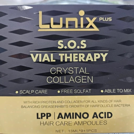 کوکتل درمانی مو 9×13ml لونیکس برزیلی اورجینال – تقویت و بازسازی موهای آسیبدیده، مراقبت پوست سر و تعادل چربی