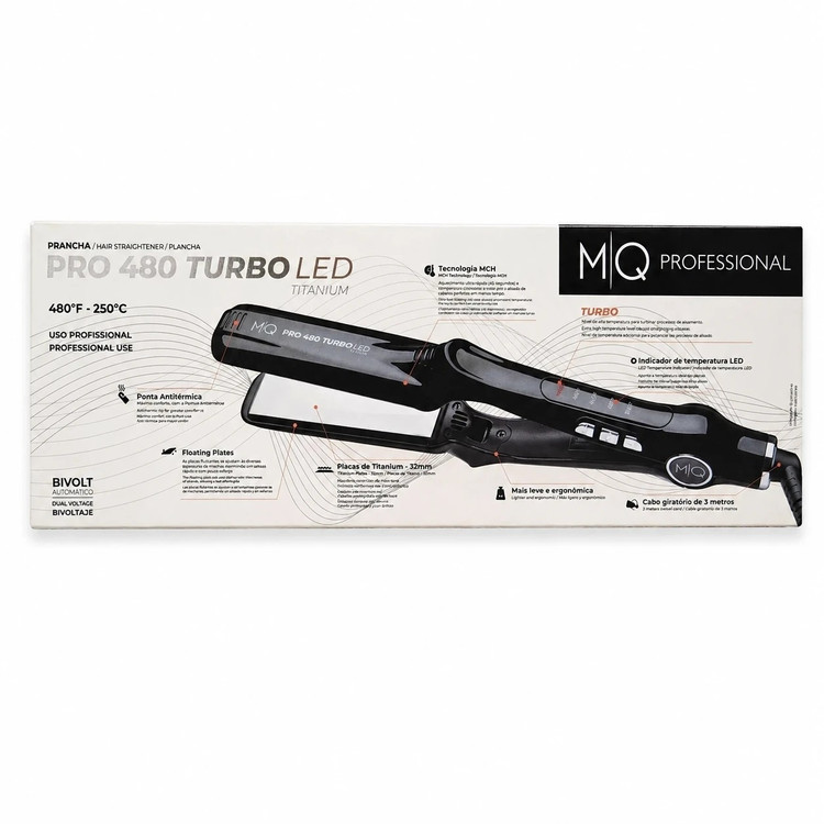 اتو مو MQ Professional PRO 480 Turbo LED تیتانیومی 32 میلیمتری MCH