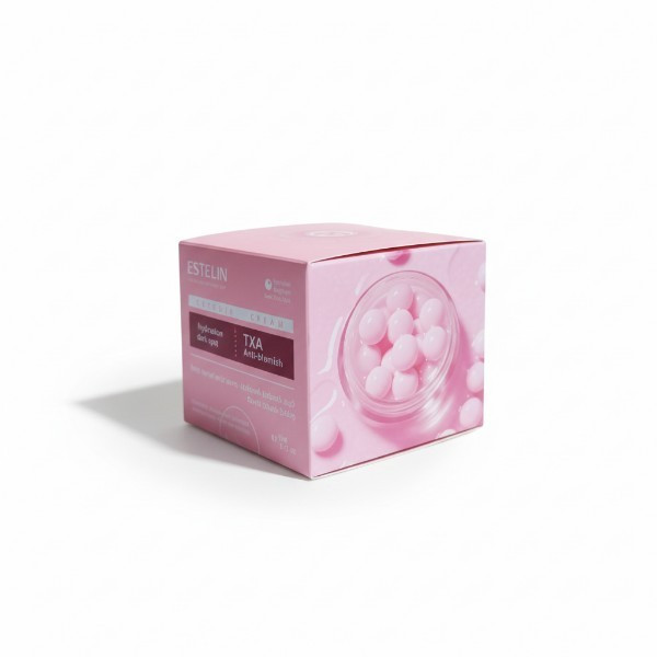 کرم کپسولی نیاسینامید و ترانگزامیک اسید استلین Estelin 60g روشنکننده لک تیره و جوش