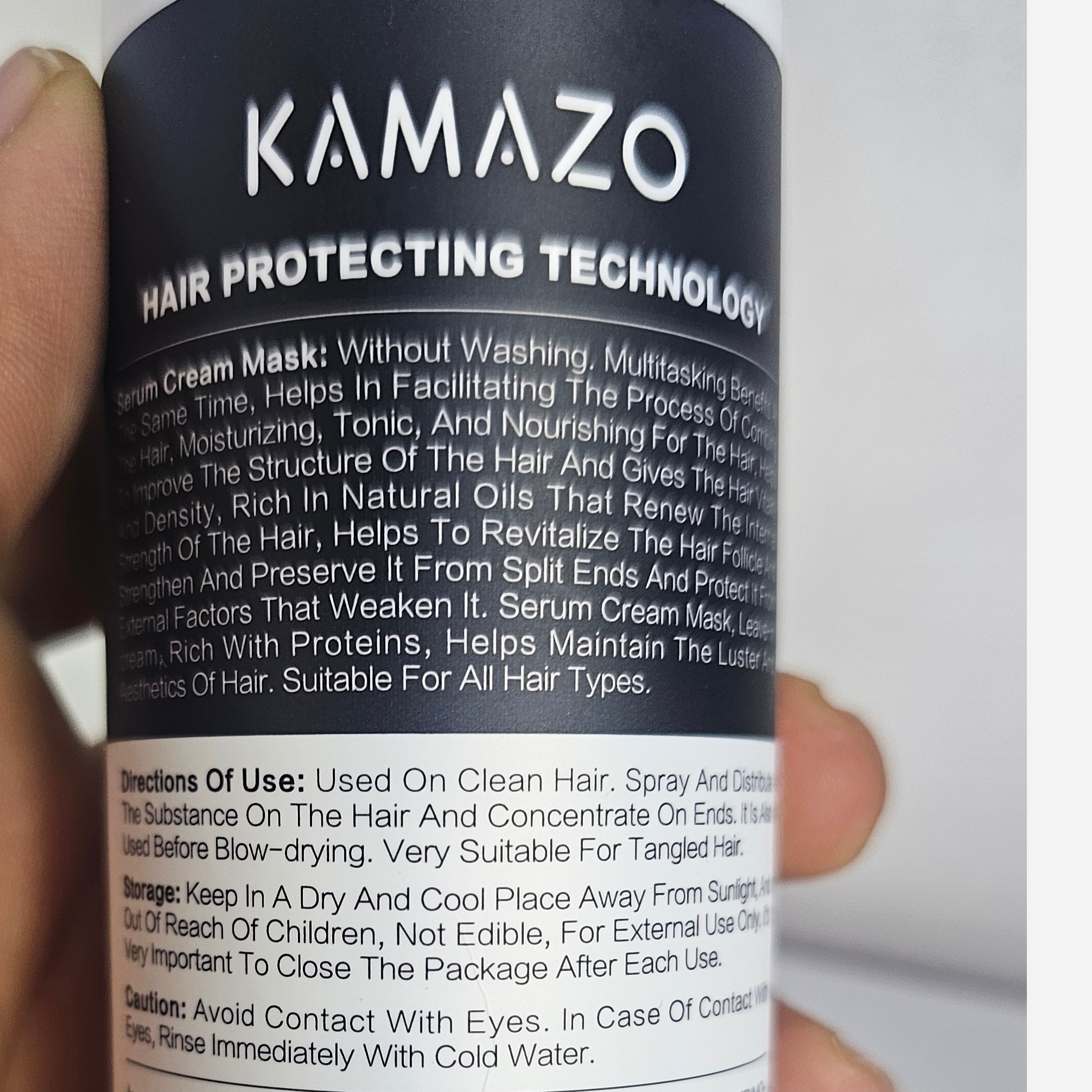 اسپری مو کره ای Kamazo 9+3 Leave-in نرم کننده و احیا کننده موهای وز و موخوره 200ml