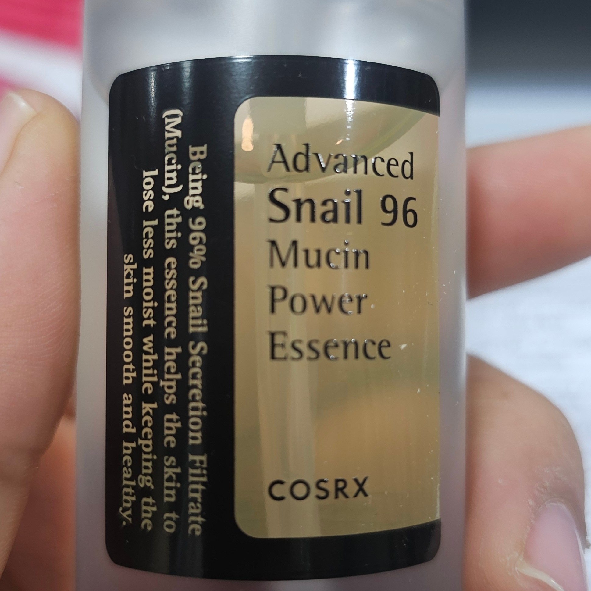 اسنس آبرسانی و ترمیم پوست COSRX Advanced Snail 96 Mucin Power Essence 96 درصد محلول ترشح حلزون کاهش جای جوش و افزایش درخ