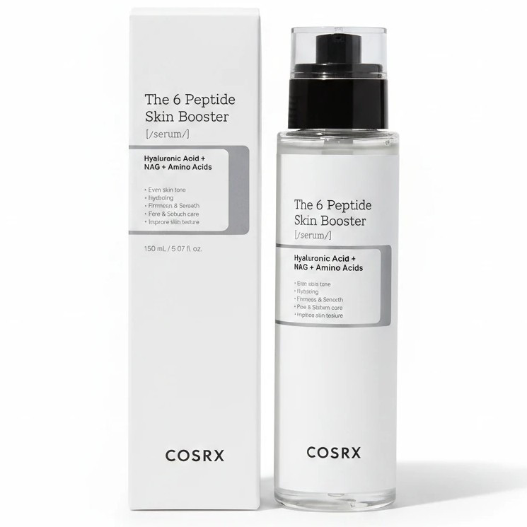 COSRX 6 Peptide Skin Booster Serum 150ml – کاهش خطوط ریز، جواگر، ترمیم پوست