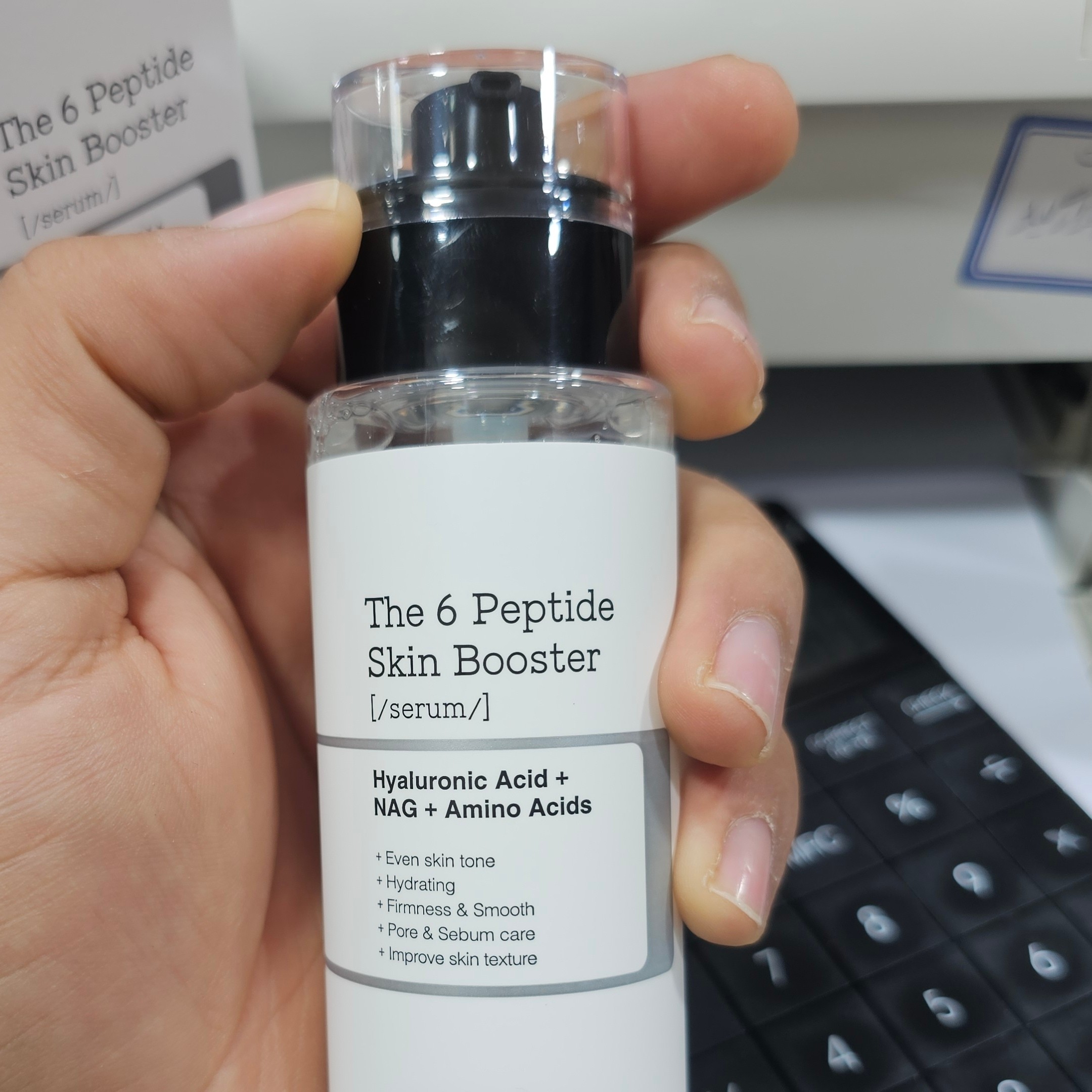COSRX 6 Peptide Skin Booster Serum 150ml – کاهش خطوط ریز، جواگر، ترمیم پوست