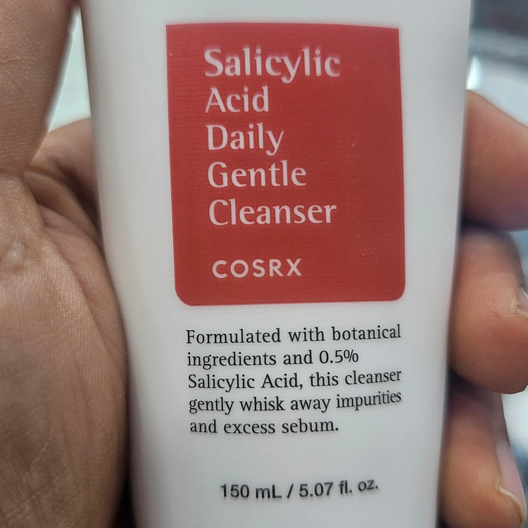 COSRX Salicylic Acid 0.5% Daily Gentle Cleanser 150ml - Korean BHA for Oily Acne Skin