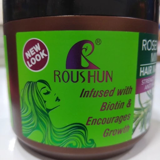 ماسک مو رزماری و نعناع روشان 500 میلیلیتر - برند روشان، فرمول 100٪ طبیعی، تقویت ریشه، ضدریزش و ترمیم خشکی