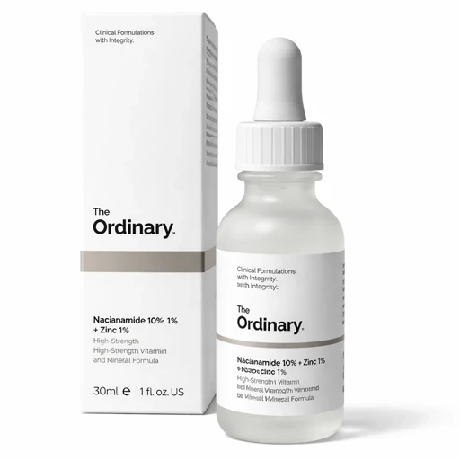 سرم The Ordinary Niacinamide 10% + Zinc 1% کنترل چربی و کاهش جوش پوست