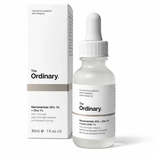 سرم The Ordinary Niacinamide 10% + Zinc 1% کنترل چربی و کاهش جوش پوست