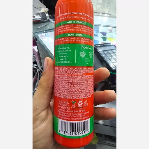 Cantu Avocado Curl Activator 355ml - Organic Sulfate-Free Curly Hair Activator & Repair
