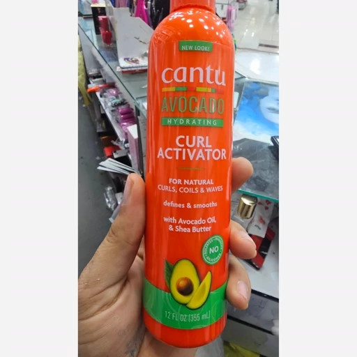 Cantu Avocado Curl Activator 355ml - Organic Sulfate-Free Curly Hair Activator & Repair