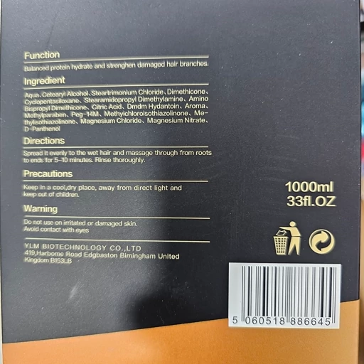 ماسک مو کراتین کوئین برزیلی پروتئین 1000 میلی ترمیم کننده با روغن آرگان برای موهای آسیبدیده و رنگ شده