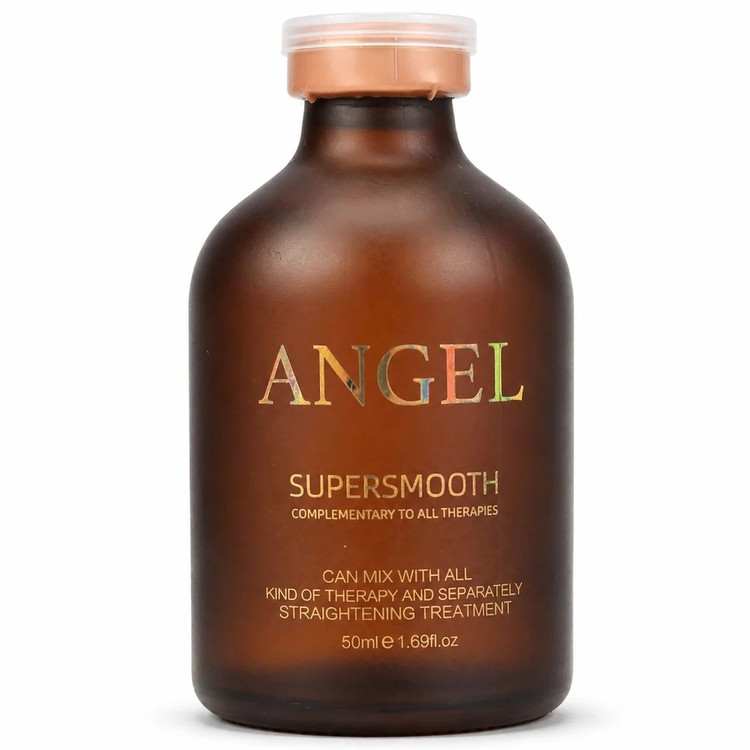 پشفی و شاین مو ترمیم و احیای موهای آسیب دیده و خشک - Angel Supersmooth Keratin Treatment
