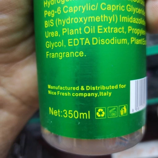 ژل موی پمپی Nice Fresh عصاره روغن زیتون و نارگیل نگهدارندگی قوی بدون سولفات و پارابن حاوی کراتین و کلاژن 350 میلیلیتر