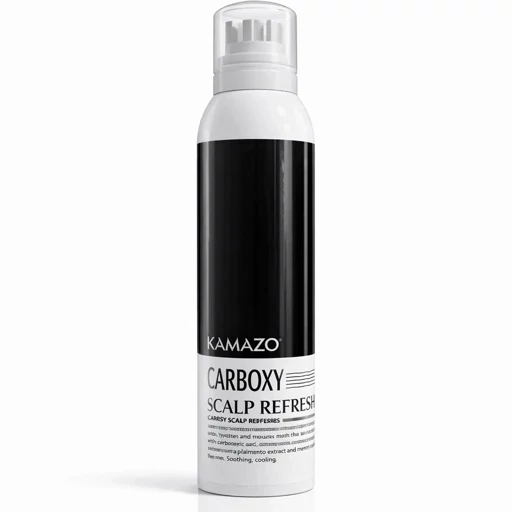 اسپری آرامبخش و پاککننده پوست سر کامازو Kamazo Carboxy Scalp Refresh مدل Scalp Shower Fresh حجم 300 میلیلیتر