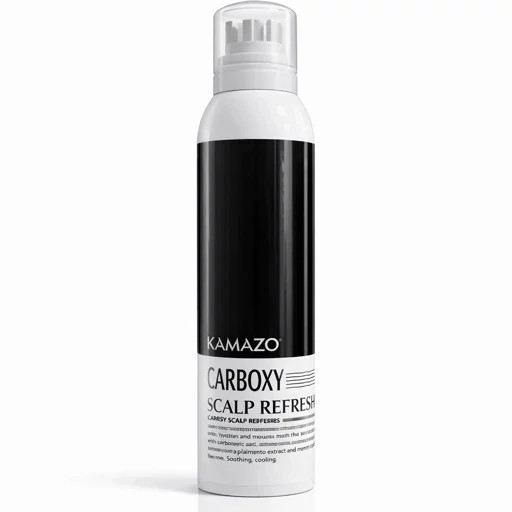 اسپری آرامبخش و پاککننده پوست سر کامازو Kamazo Carboxy Scalp Refresh مدل Scalp Shower Fresh حجم 300 میلیلیتر