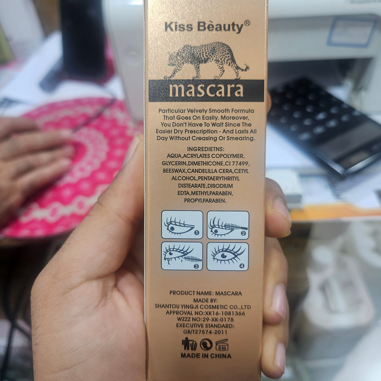 ریمل ضدآب Kiss Beauty 24 ساعته 15ml بدون ریزش