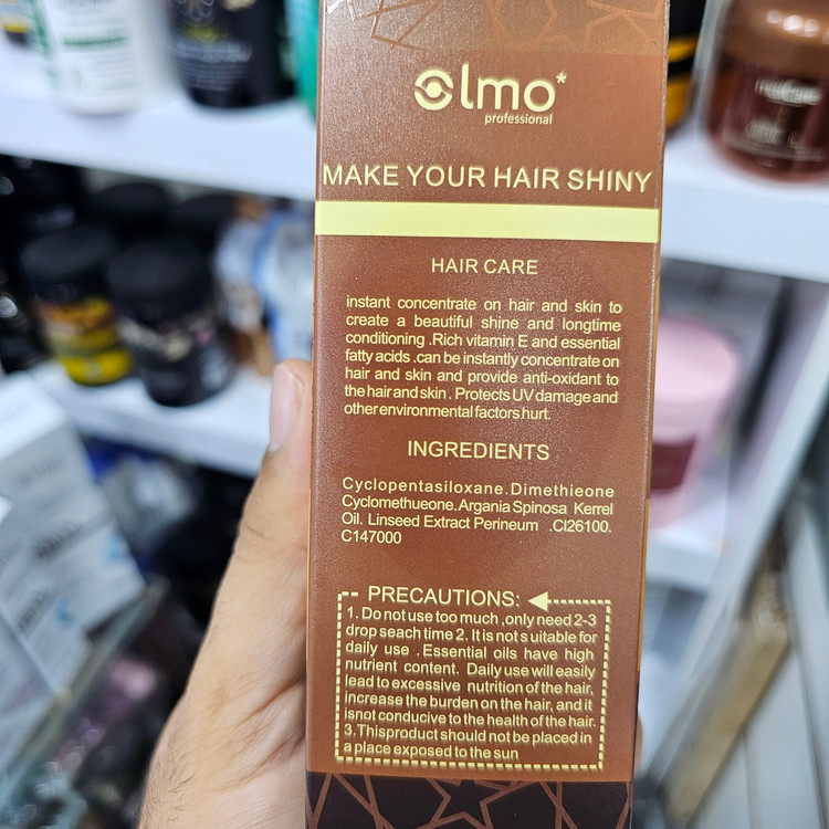 سرم مو Olmo Professional 1000ml روغن آرگان خالص تغذیه عمیق به ساقه