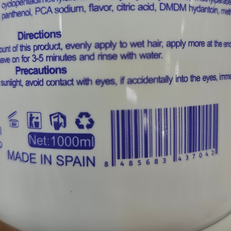 ماسک مو اولمو مدل Scalp Therapy اسپانیایی اورجینال ترمیمکننده و آبرسان با کراتین حجم 1000 میلیلیتر