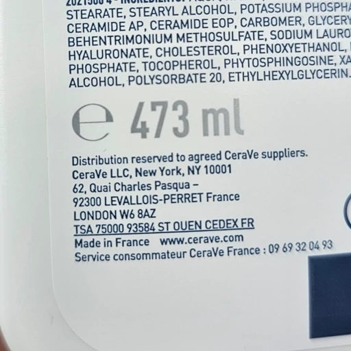 فوم شستشو صورت CeraVe Hydrating Cleanser 473ml برای پوست خشک تا نرمال باסרامید و هیالورونیک
