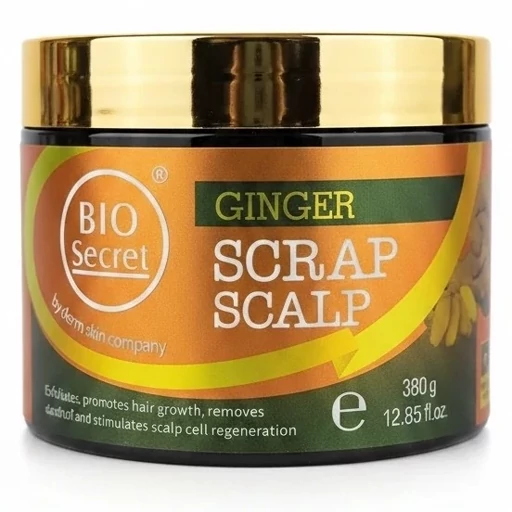 اسکراب پوست سر زنجبیل Bio Secret — پاکسازی عمیق و تحریک فولیکولها
