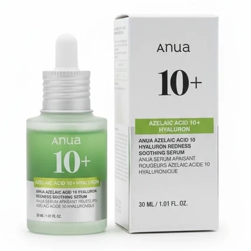 سرم آنوا آزلائیک اسید + هیالورونیک اسید 30ml ضد جوش و لک، روشن کننده پوست حساس