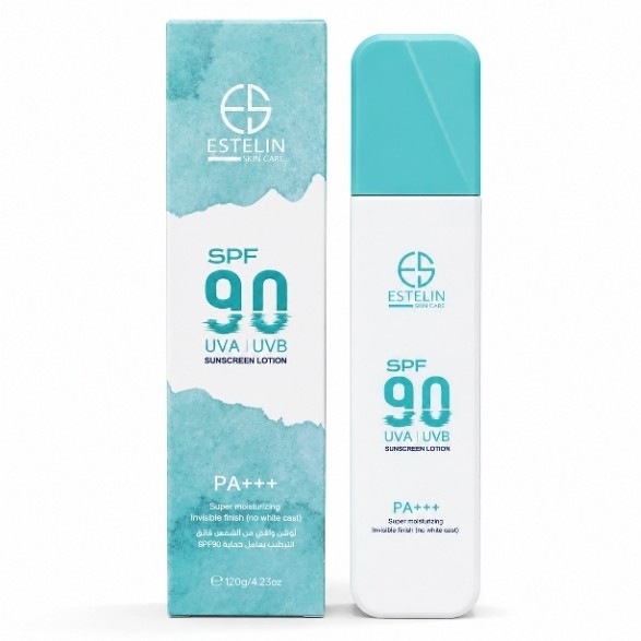 لوسیون ضد آفتاب استلین SPF 90 120 گرم آبرسانی قوی و محافظت طولانی