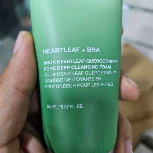 فوم شستشوی صورت آنوا Heartleaf Quercetinol 150 میلیلیتر پاکسازی عمقی منافذ پوست